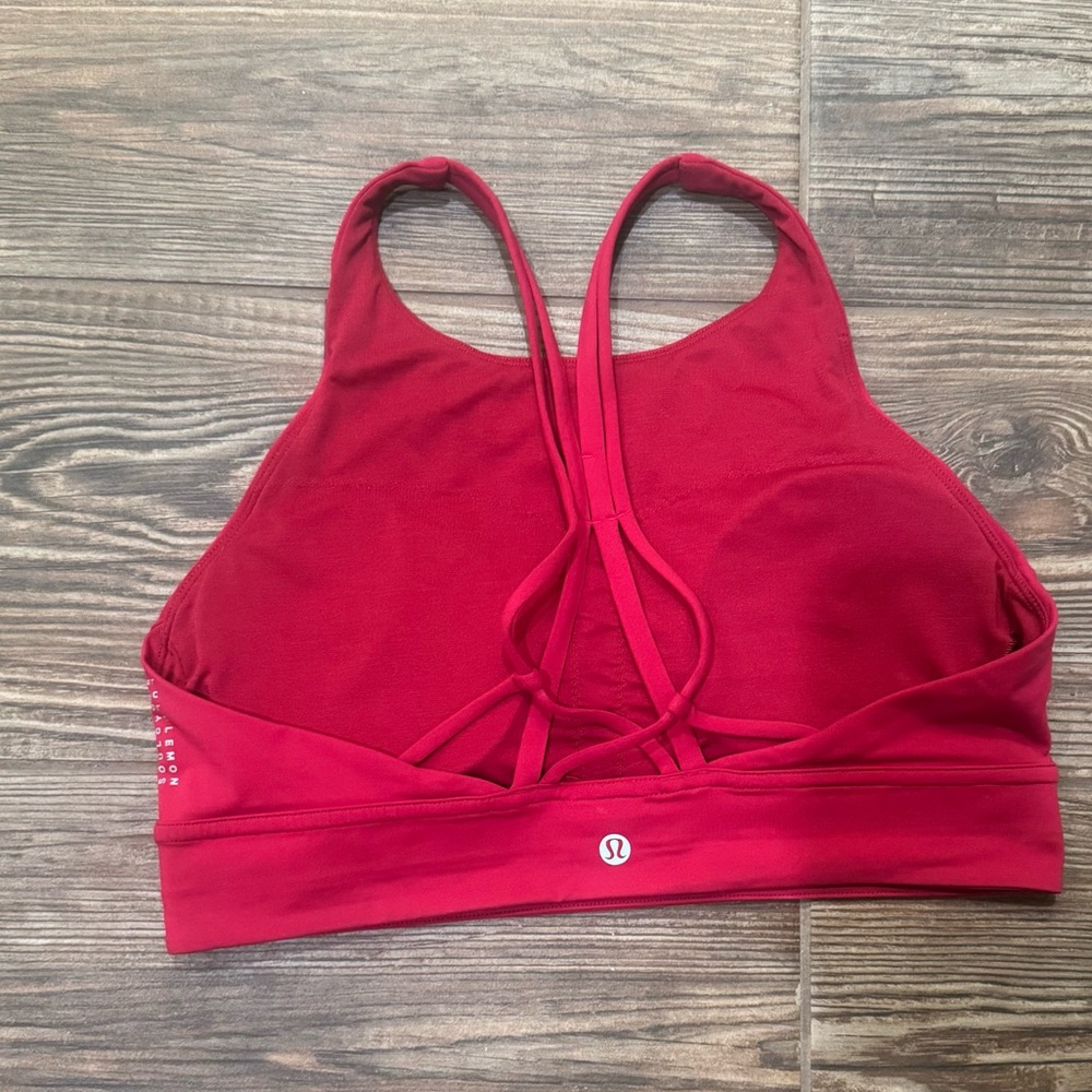 lululemon athletica Racerback Sports Bra in Raspberry - Picture 8 of 10
